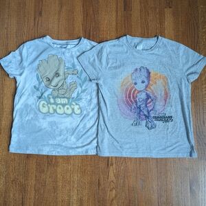 2-Marvel | Kids' Groot Short Sleeve Graphic Tees | M & S